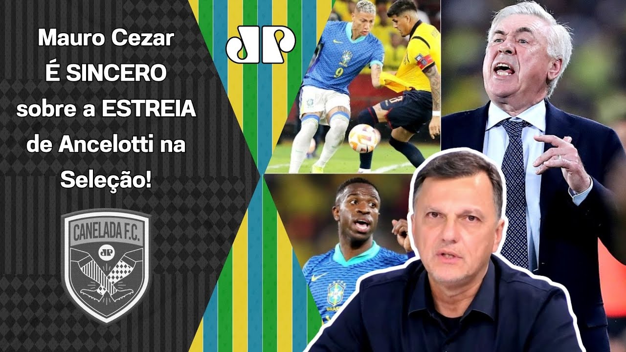 "Cara, essa ESTREIA do Ancelotti pra mim foi..." Mauro Cezar É SINCERO após jogo da Seleção!