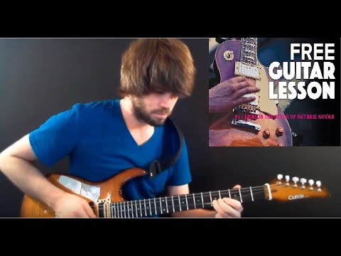 Free Guitar Lessons #1 - LICKS IN THE STYLE OF GUTHRIE GOVAN: LICK 4