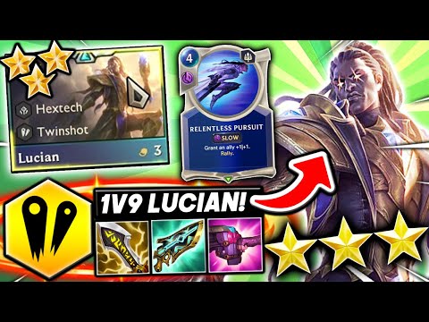 ABUSE This 1V9 LUCIAN BUILD for FREE WINS! - TFT SET 6.5 Guide Teamfight Tactics Best Comps