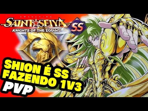 SHION VAI VIRAR SS DEPOIS DESSA, FAZENDO 1V3  - SAINT SEIYA AWAKENING