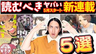 【漫画紹介】５月の超おすすめ新連載５選！【ノラのいのち／れぎをん／サヴマ／いつかはオールライト／世界を繋ぎ尽くすインターネット巫女／わたしはおばけ／ほしのさんちは日々是漫画／羆嵐／白眉の司】