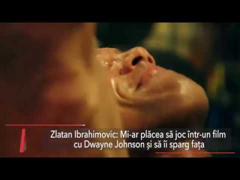 Stiri Mediafax 06 Decembrie - Ibrahimovici vrea să joace într-un film de acțiune cu ”The Rock”