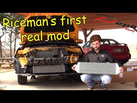 The Focus ST's Big Intercooler Install