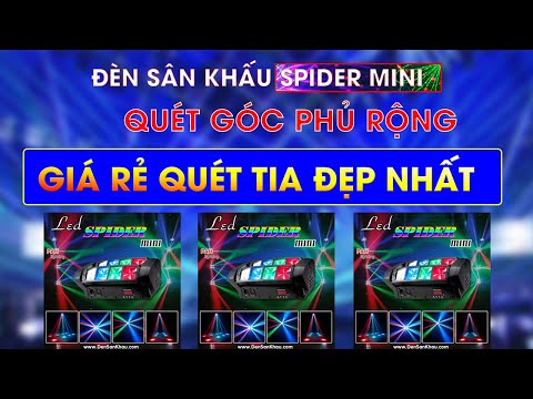 Đèn LED Spider Mini giá rẻ trang trí phòng hát Karaoke 20 mét vuông