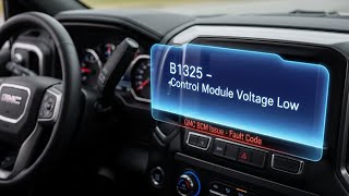 B1325 – Control Module Voltage Low (GMC BCM Issue) – GMC Fault Code | CodeMechanic