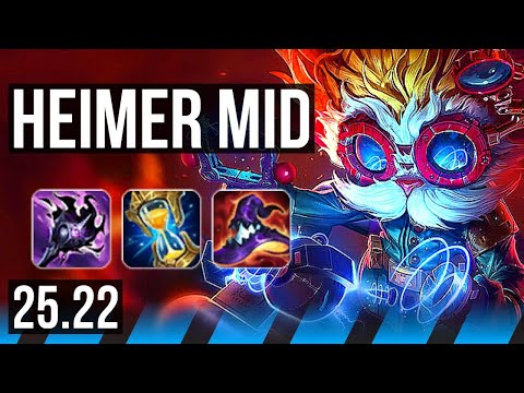 HEIMERDINGER vs YONE (MID) | KR Diamond | 25.22