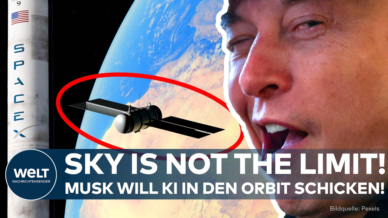 MUSK'S NÄCHSTER WAHNSINN: Rechenzentren im Weltall! SpaceX will KI in den Orbit auslagern!