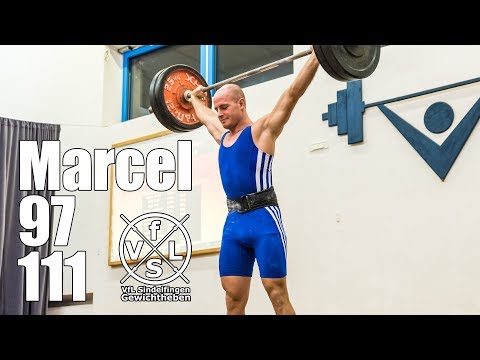 Marcel (83.3kg) 97kg Reißen 111kg Stoßen 2017-11-18