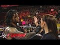 Roman Reigns Reminds Stephanie McMahon That He Is The Authority In WWE Raw March 21 2016