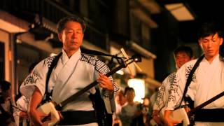 preview picture of video 'おわら風の盆2014東新町の前夜祭(町流し) Owara kazenobon'
