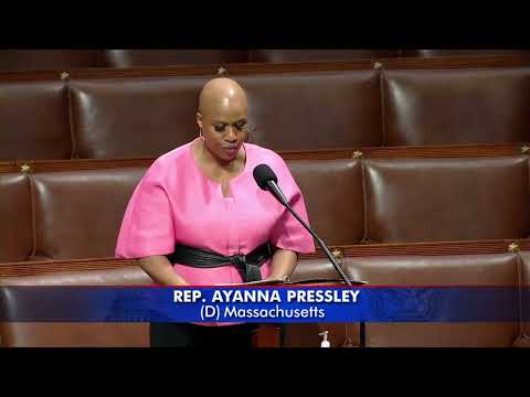 Rep. Ayanna Pressley delivers floor speech