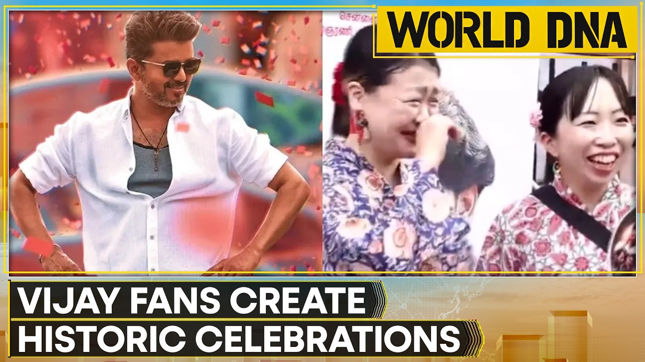 Vijay’s Jana Nayagan Sparks Huge Fan Celebrations | Japanese Fans Add International Touch in Chennai