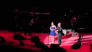 Paul Simon and daughter