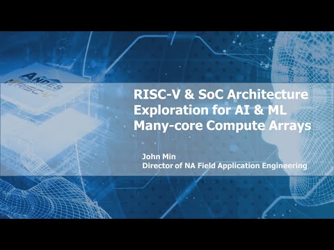 (EN) RISC-V & SoC Architecture Exploration for AI & ML Many-core Compute Arrays​
