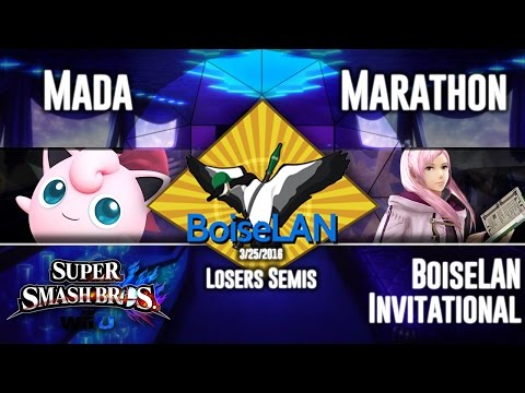 BoiseLAN Invitational: Mada (Jigglypuff) Vs. Marathon (Robin) - SSB4 Singles Losers Semis