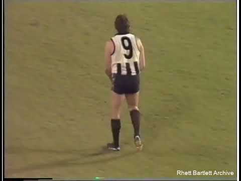 Brian Taylor 8 goals Collingwood vs Geelong in Miami, in 1988.  VFL Football AFL