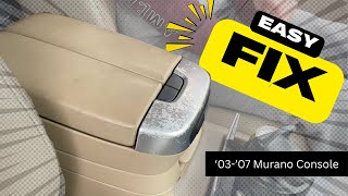 Murano Center Console Broken? Watch This Easy Fix!