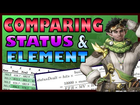 How to Compare Status, Raw, and Element Damage in Monster Hunter