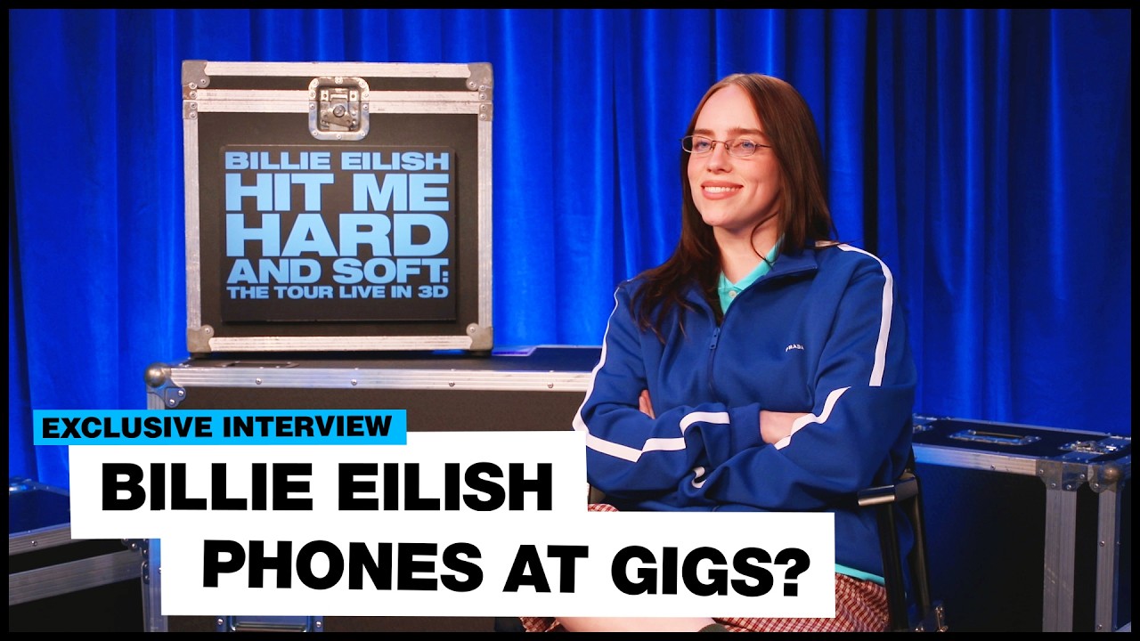 Billie Eilish wants you to stop moaning about phones at gigs - YouTube