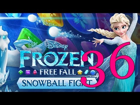 Frozen Free Fall Snowball Fight Level 36