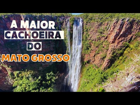 Impressionante e Maior Cachoeira do Mato Grosso, Jatobá- Vila Bela da Sant.. Trindade MT.  Ep. 05