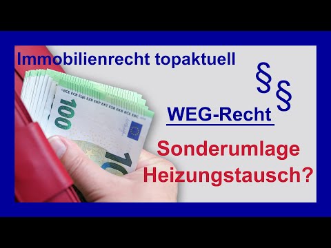 Heizungstausch in der WEG - Finanzierungsbeschluss Sonderumlage? | Tutorial