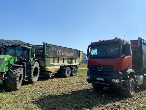 Mais Häckseln 2020 Teil 1 // John Deere / Krone / JCB