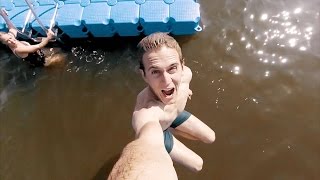 Water Slides and Belly Flops! - Travel Germany vlog 177