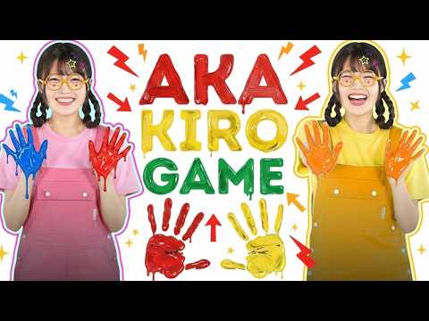 AKA! KIRO! AKA! SHIRO! AO! I FULL SONG | VIRAL TREND! Color Mixing | immersive interactive