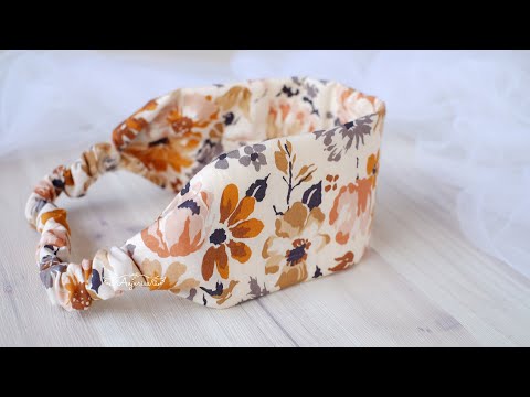 Simple Headband for Beginners - DIY Headband from Scrap Fabric