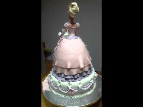 Princess birthday cake for Keziah