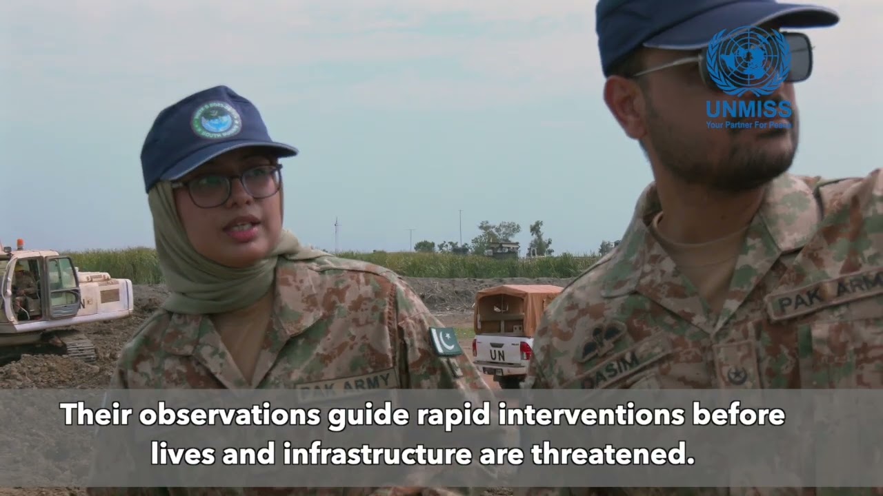 As rains approach, peacekeepers from Mongolia and Pakistan shore up civilian protection in Bentiu