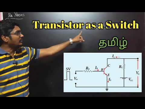 Transistor as a switch || Class 12 || Physics || Tamil ||@MokkaPhysics