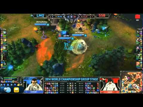 LMHT [28-09-2014] LMQ vs SSB Chung Kết Thế Giới Mùa 4 Bảng C