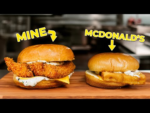 I Made the McDonald's Filet-O-Fish but 10x Better | Full Recipe