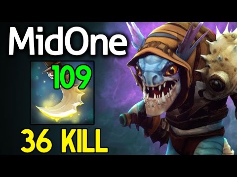 MidOne DOTA 2 [Slark] Crazy Steal 109 Agi - 36 Kills