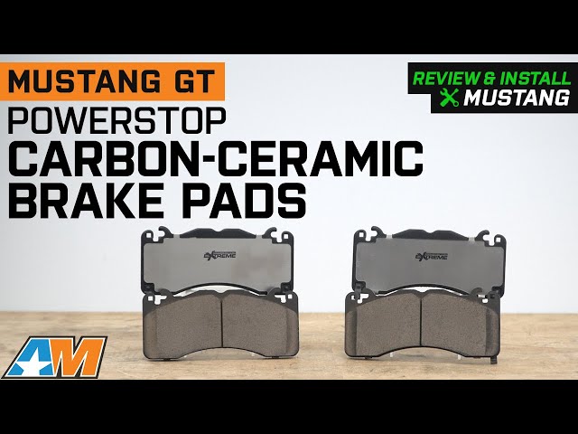 PowerStop Z26 Street Performance Carbon-Fiber Ceramic Brake Pads Front Pair Mustang 15-23