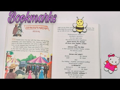 How to make bookmarks || Hello Kitty crafts || easy origami || honey bee bookmark /