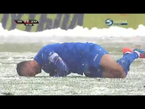 LEVSKI SOFIA vs CSKA SOFIA 0-3 sulla neve [Parva Liga Bulgaria Derby] Vasil Levski 2014 [FULL MATCH]