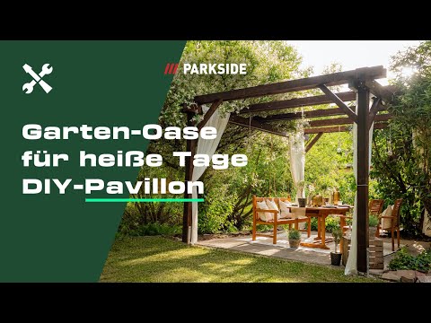 Einen DIY-Garten-Pavillon aus Holz selber bauen? #DuPackstDas
