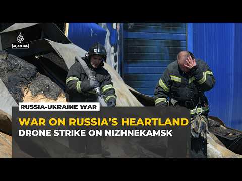 Ukraine Drones Strike on Nizhnekamsk Refinery and Hostel Struck