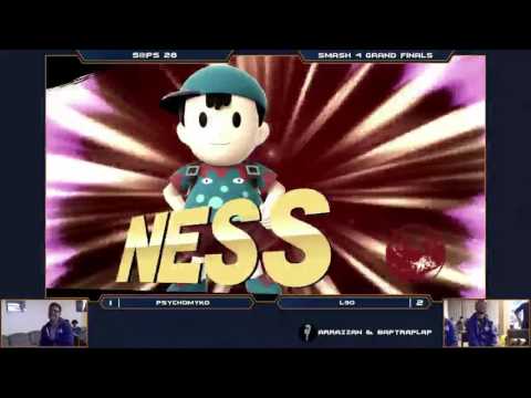S@PS 28 Wii U Singles - PsychoMyko (Cloud/Others/Pit) vs L3o (Fox) - Grand Finals