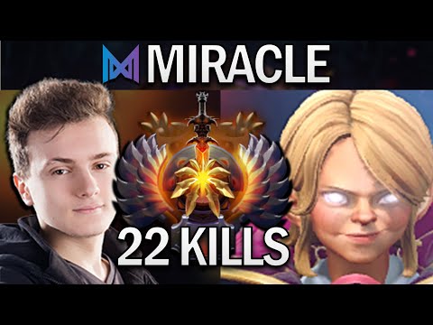 NIGMA.MIRACLE INVOKER WITH 22 KILLS - DOTA 2 7.29 GAMEPLAY
