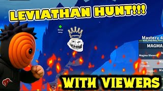 Download lagu Blox Fruits Leviathan Hunt With Viewers On Live! #roblox #bloxfruits #live mp3