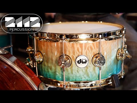 DW Collector's Exotic 6.5x14" w/ Gold Hardware (Natural To Candy Regal Fade Over Quilted Maple) image 13