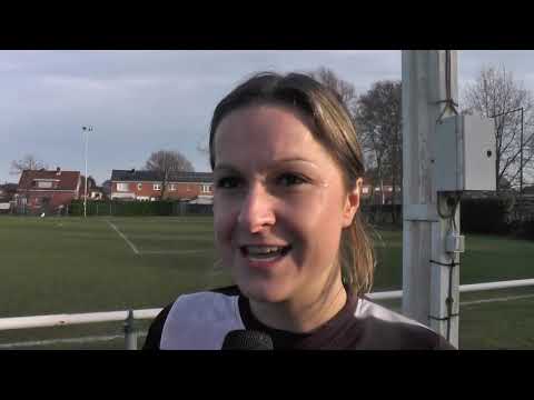 Johanna Govaert na GFA Sinaai - KVC DT Borsbeke op 11.01.2020