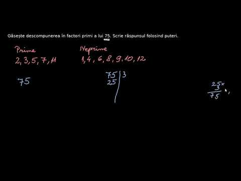 Descompunere în factori primi