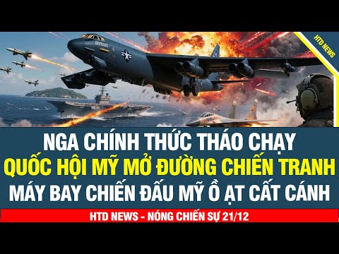 Hold your breath! The US Congress presses the button to start war, the air force takes off en mas...