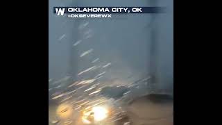 Severe storms trigger power line arcing across Oklahoma as tornado warnings issued