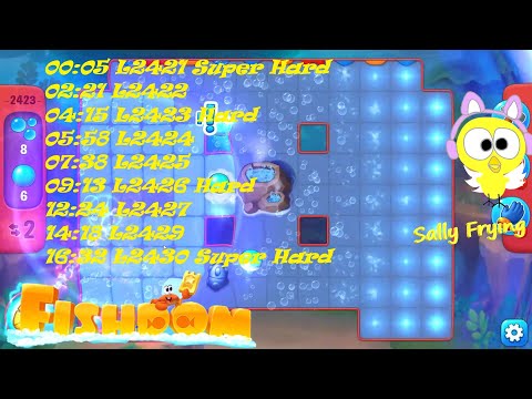 Fishdom level 2421 to 2430